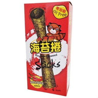 小浣熊 海苔捲(辣味)(3gX6入)[大買家]