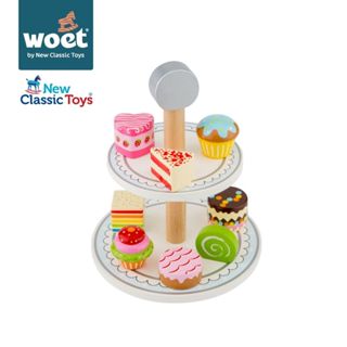 荷蘭New Classic Toys 英式公主下午茶蛋糕組 10622 /家家酒玩具/切切樂/木製玩具