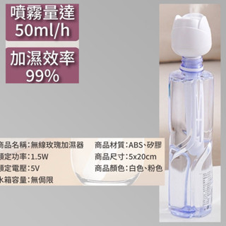百貨用品 R0874 無線玫瑰加濕器 可刷卡 紙箱包裝