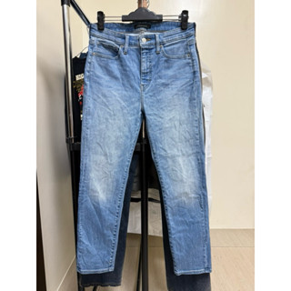 (二手褲2159）Uniqlo微伸縮牛仔褲（女版27.5-28.5腰 0514）