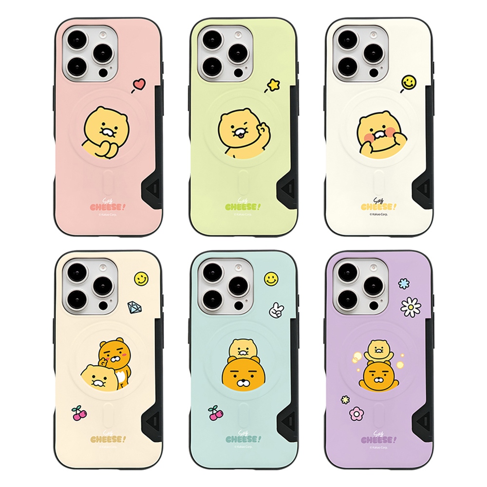 KAKAO 磁吸插卡夾層 手機殼│S25 Edge S24 S23 Ultra + iPhone SE