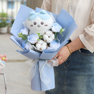 【臺灣現貨 24小時出貨】烏薩奇花束 吉伊卡哇花 吉伊花 小八玩偶花束 烏薩奇公仔娃 畢業花束 七夕送 女友禮物