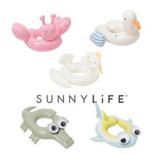 【Sunnylife】陽光海洋選物-兒童泳圈(天鵝 鯊魚 獨角獸 星星 海鷗 小鴨)