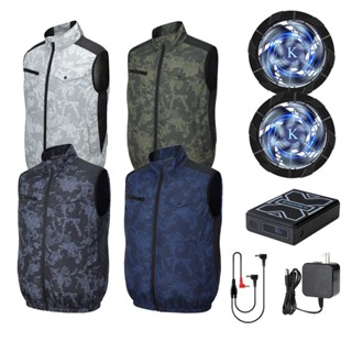 【酷友新品】36V颶風級空調服風扇製冷 鋁塗層降溫服 製冷外套 風扇衣 風扇馬甲 防曬背心外套 降溫空調服 釣魚服