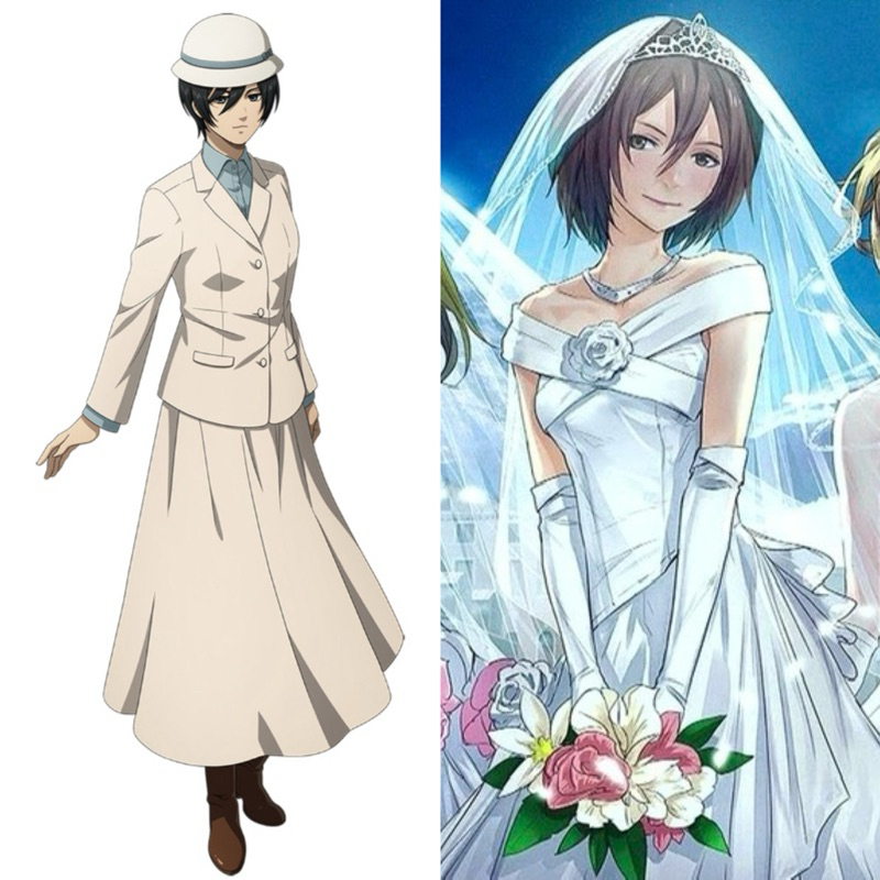 出清 cosplay 二手 全套 大全套 進擊的巨人 米卡莎 三笠 調查兵團