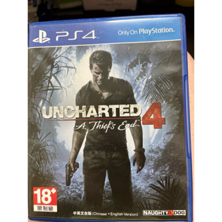 二手 出清 PS4 遊戲片 秘境探險4 中英文合版