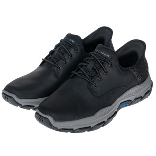 SKECHERS 男鞋 休閒系列 瞬穿舒適科技 RESPECTED - 205201BLK
