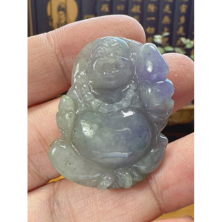 天然翡翠A貨-可愛歡喜彌勒佛 商品編號051908