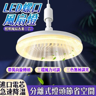 特價免運🚀超亮LED風扇燈 遙控風扇燈 萬向水晶燈 吊扇燈泡 浴室風扇燈吊扇燈 省電燈泡 靜音電風扇 搖頭風扇 小米風扇