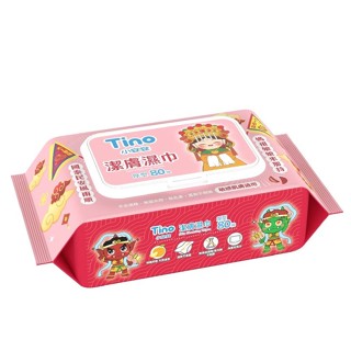 🎇大大大優惠🎇Tino 小安安-白沙屯媽祖聯名 嬰兒潔膚濕巾-溫柔呵護型 80抽/12包/箱