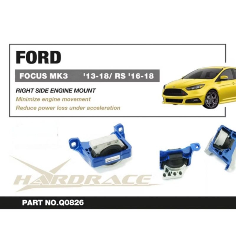 Focus 1.6t MK3 Mk3.5  Hardrace強化引擎腳套裝組