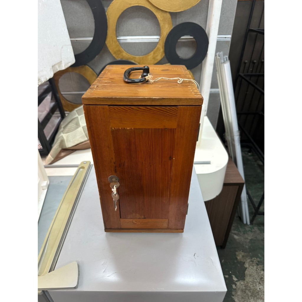 【非凡二手家具】檜木手提保險櫃*保險櫃*居家防護