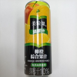 美粒果清果汁 柳橙 口味
