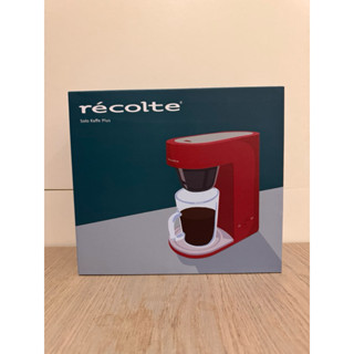 ##Recolte## 單杯咖啡機 SLK-2/ Plaid 厚燒格子三明治機 花紋微笑限定款 RPS-2