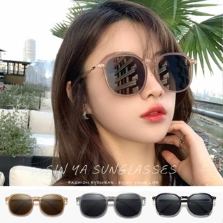 抗UV太陽眼鏡 韓版圓框ins太陽眼鏡 TR90輕量明星款 時尚大框墨鏡 抗UV400 遮陽 N335