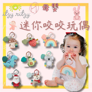 ∥ℋ母嬰∥現貨☑ 美國 Itzy Ritzy 迷你咬咬玩偶 安撫娃娃 固齒器 吊掛玩具 玩具 安撫 搖鈴