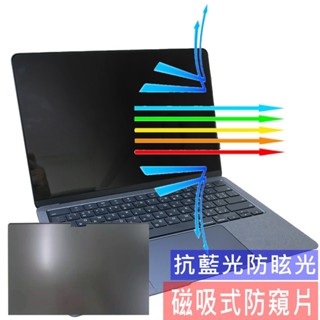 【Ezstick】Apple MacBook Air 13 M3 A3113 磁吸式 防藍光 防窺膜 防窺片含專用收納夾