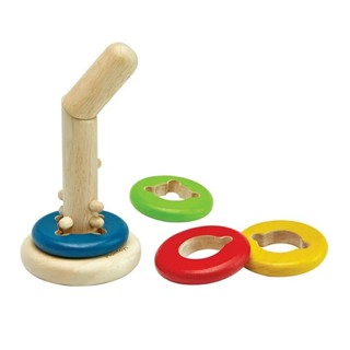 泰國 Plantoys 益智套疊小木樁【安琪兒婦嬰百貨】