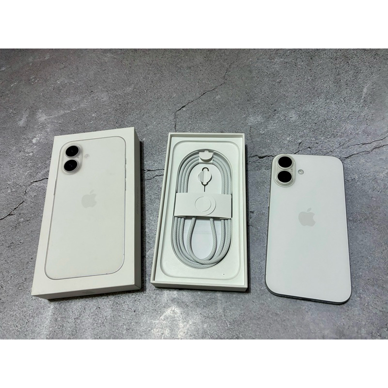 iPhone 16 256G 白色 剛買💯 極新 非 12 13 14 15 16e pro max plus mini