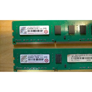D.桌上型電腦記憶體-創見 DDR3-1600 雙通道 4G*2共8GB不分售 直購價90