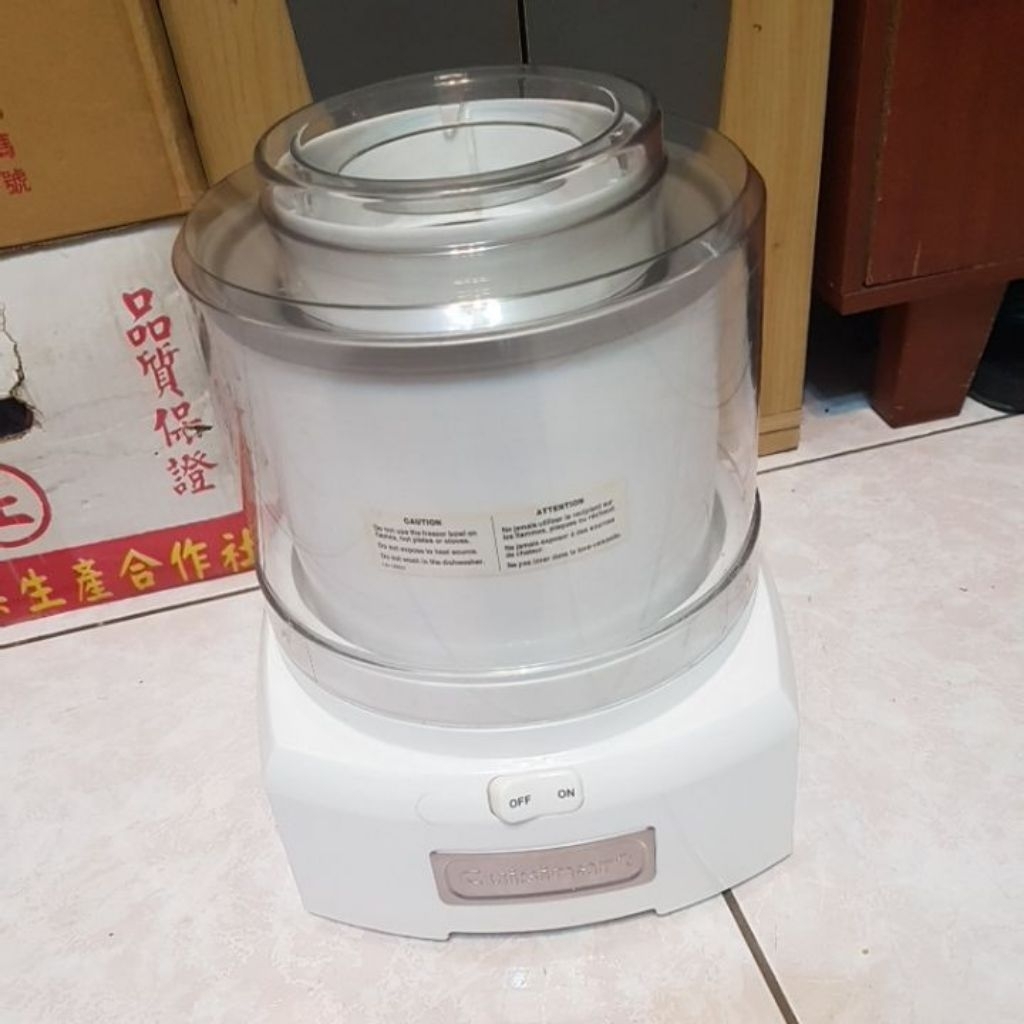 二手--Cuisinart 冰淇淋雪糕機--ICE-21TW