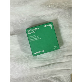 Innisfree 綠茶玻尿酸保濕兩件組 調理液 保濕霜