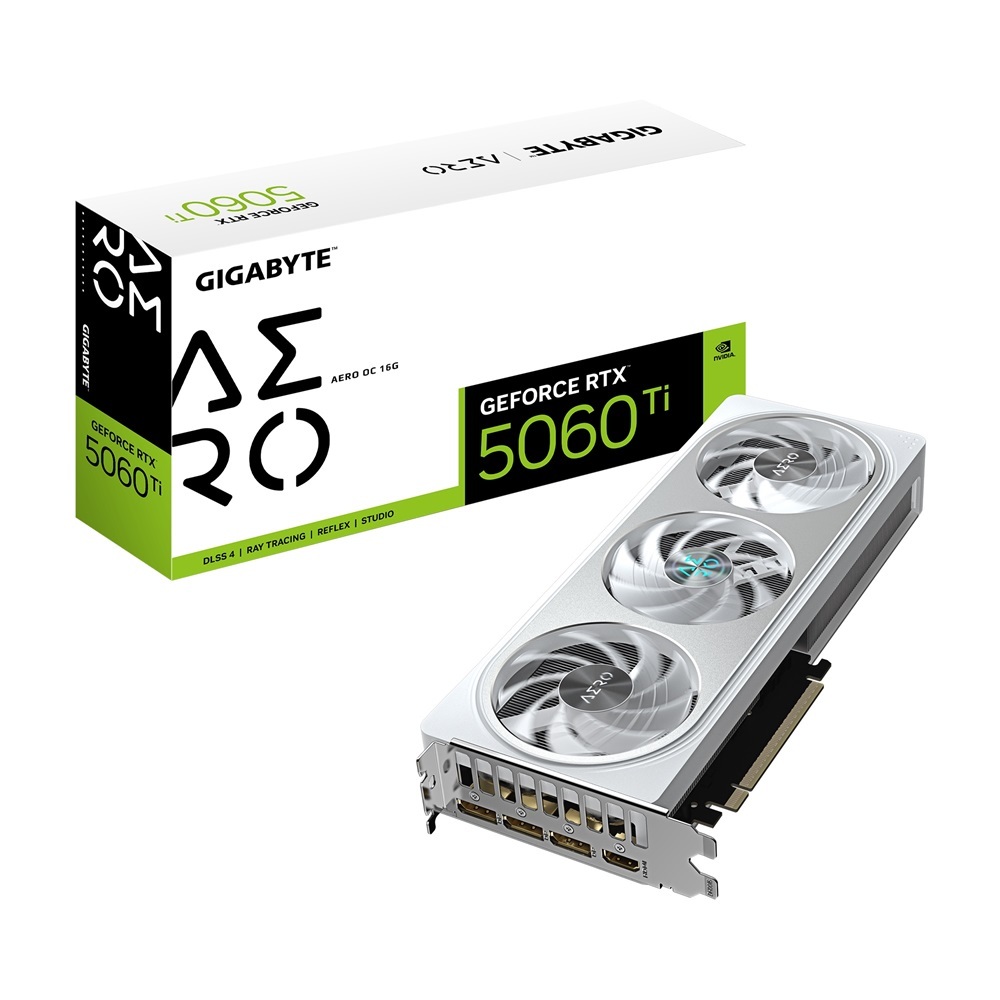 技嘉 RTX5060TI AERO OC 16G 白 /28cm/註五年
