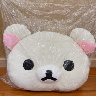 拉拉熊 18吋 50cm 抱枕 娃娃 靠枕 頭型抱枕 白色款 正版授權