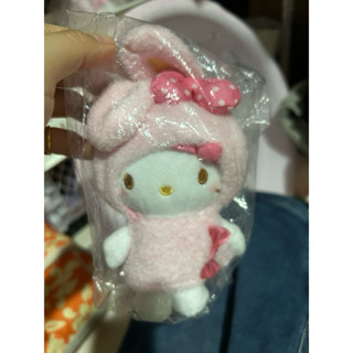 日本 三麗鷗 一番賞 happy 美樂蒂矽膠錢包 kitty絨毛娃娃