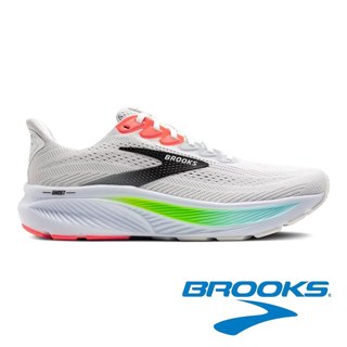 出清【BROOKS】Ghost 17男平穩型緩衝運動鞋(2E寬楦)『白』110442 戶外 露營 登山 健行 休閒