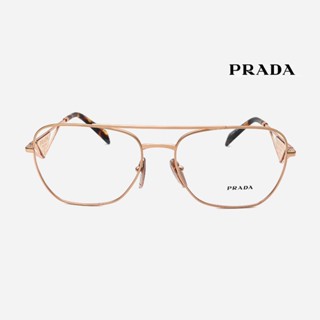 PRADA VPR B50 普拉達品牌眼鏡｜時尚復古飛行員金屬眼鏡框 男生女生品牌眼鏡框【幸子眼鏡】