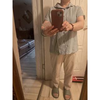 現貨 棉麻上衣 純棉棉麻 媽媽裝 棉麻短袖 媽媽衣服 老人衣服 中老年媽媽夏裝亞麻短袖 中老年女裝 遮肚顯瘦 短袖上衣