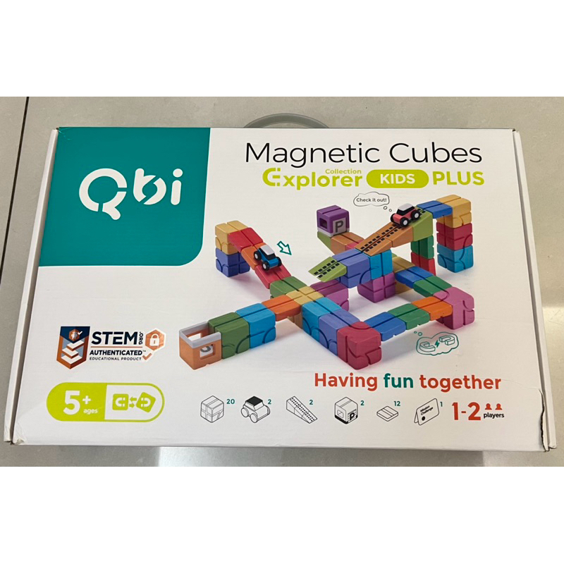 (二手）Qbi 益智軌道磁吸玩具