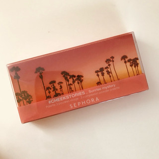 Sephora #Cheekstories 腮紅打亮盤 Sunrise Mystery｜三色修容腮紅｜持久自然光澤