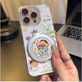 蠟筆小新磁吸無線充手機殼適用iPhone 16 15 14 13 12 11( Plus)(Pro Max)(Pro)