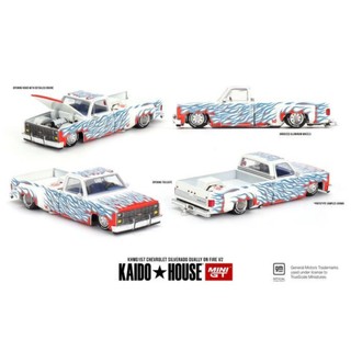 【現貨】Kaido House x MINI GT 1/64 雪佛蘭 Silverado Dually on Fire