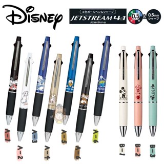 雀斑日舖❤️【迪士尼四色筆】日本正版 文具 四色筆 原子筆 日本文具 JETSTREAM 米奇 維尼 自動筆 4+1