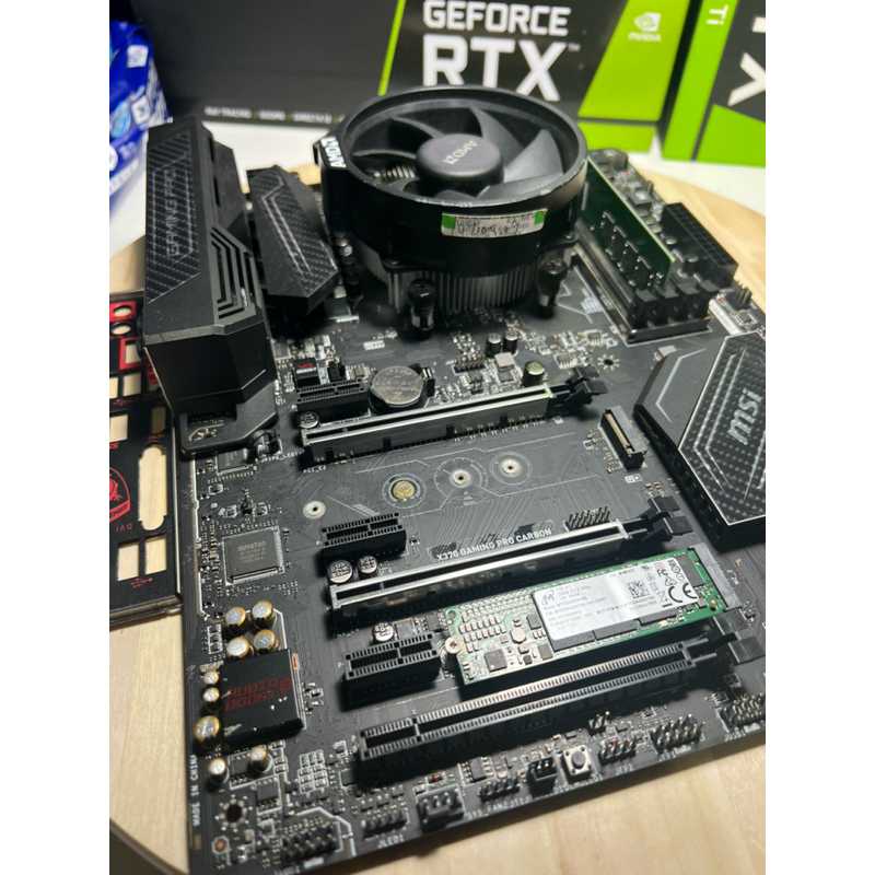 【WEI電腦】R7 1700 + 微星 X370 GAMING PRO CARBON 套裝組｜AM4 平台｜店保14天