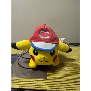 正版TOMY 神奇寶貝絨毛娃娃 趴趴皮卡丘 可夾衣服