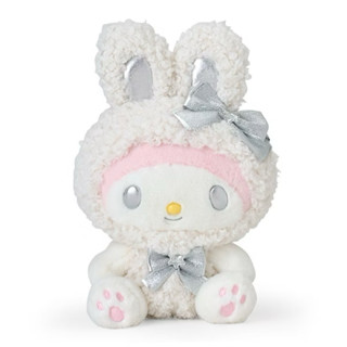 [三麗鷗限時］銀白雪兔絨毛娃娃玩偶 布丁狗大耳狗酷洛米hello kitty帕恰狗美樂蒂 兒童送禮可愛玩具生日