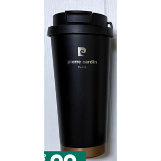 皮爾卡登pierre cardin陶瓷隨行杯500ML-黑色（中工）