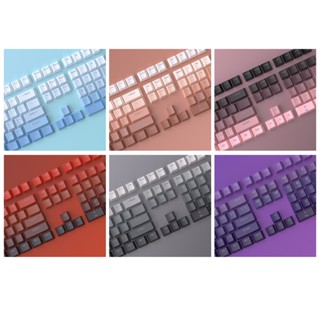 【ORIGIN】漸變正/側刻 字元透光鍵帽 OEM /原廠高度 133-134鍵 PBT+PC材質 機械鍵盤鍵帽
