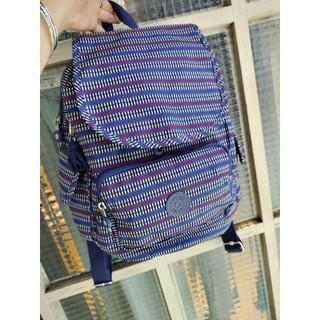 Kipling公司貨 附發票KPKI4581 TH82圖騰 掀蓋後背包-CITY PACK S