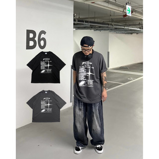 【APPAREL DESIGN】Oversize寬鬆短T｜Nov.斑駁十字設計