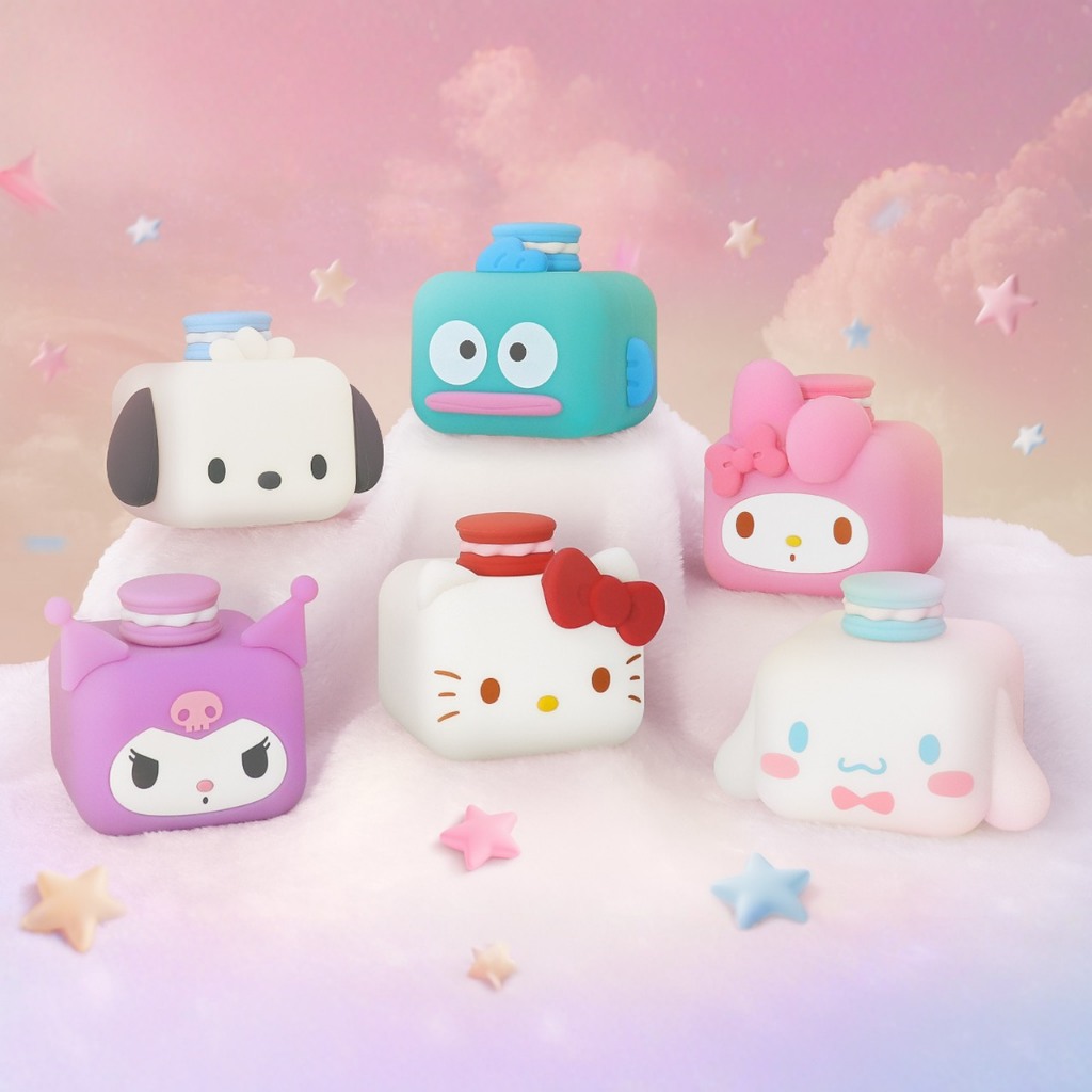 【Sanrio正版】三麗鷗卡通拍拍燈盲盒｜療癒床頭小夜燈 拍打亮燈 角色情緒光燈 床邊燈