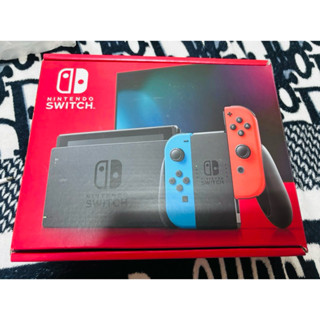 （請先聊聊詢問 現貨）任天堂 Switch 紅藍主機 電力加強版 國際版 全新品