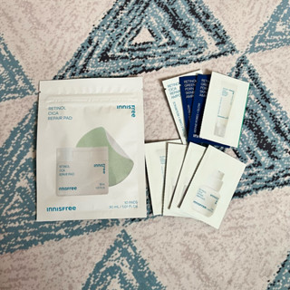 全新/INNISFREE A醇淨膚毛孔修護棉片 （10片裝）+小樣八份 旅行組 保養品