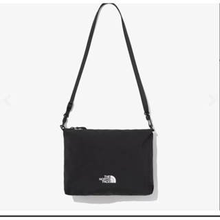 黑色輕量 簡約 側揹包 !二手商品 THE NORTH FACE