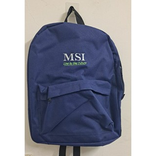 未使用全新MSI藍色後背包（未使用）