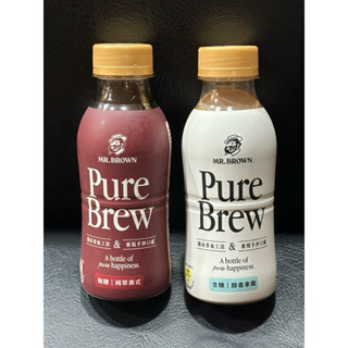 伯朗 咖啡 純粹美式咖啡(無糖)350ml / 醇香拿鐵(含糖)350ml